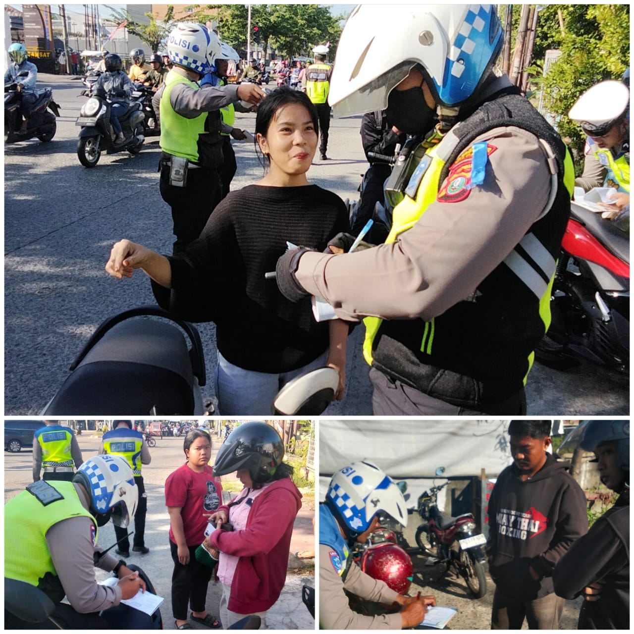 Hari Ke 7 Ops Patuh Toba, Satlantas Polrestabes Medan Tindak 1,792 Pengendara