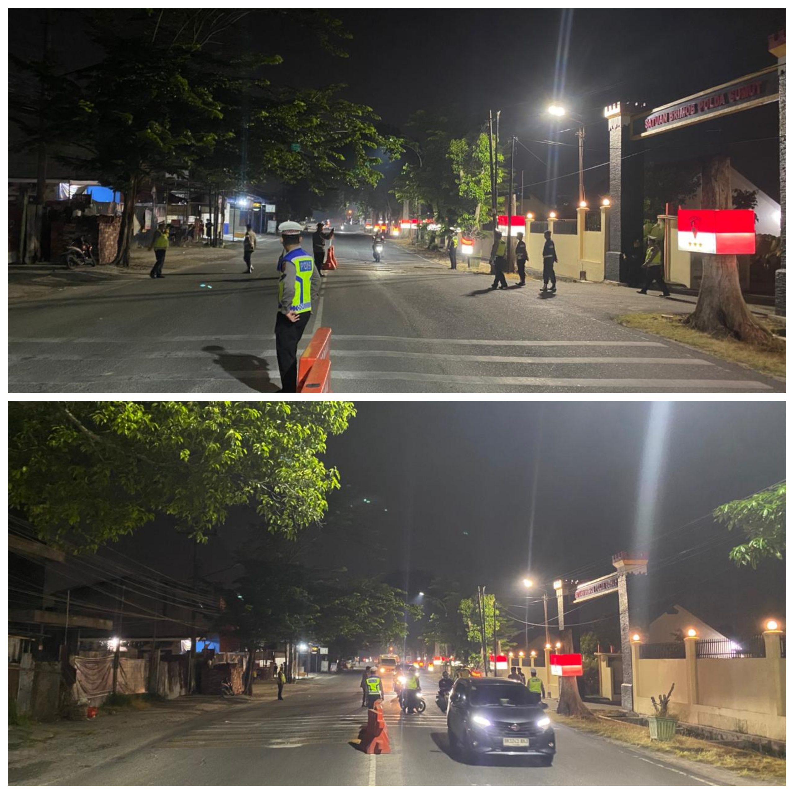 Satlantas Polrestabes Medan Didampingi Sat Brimob Polda Sumut Laksanakan Giat Razia 3C.