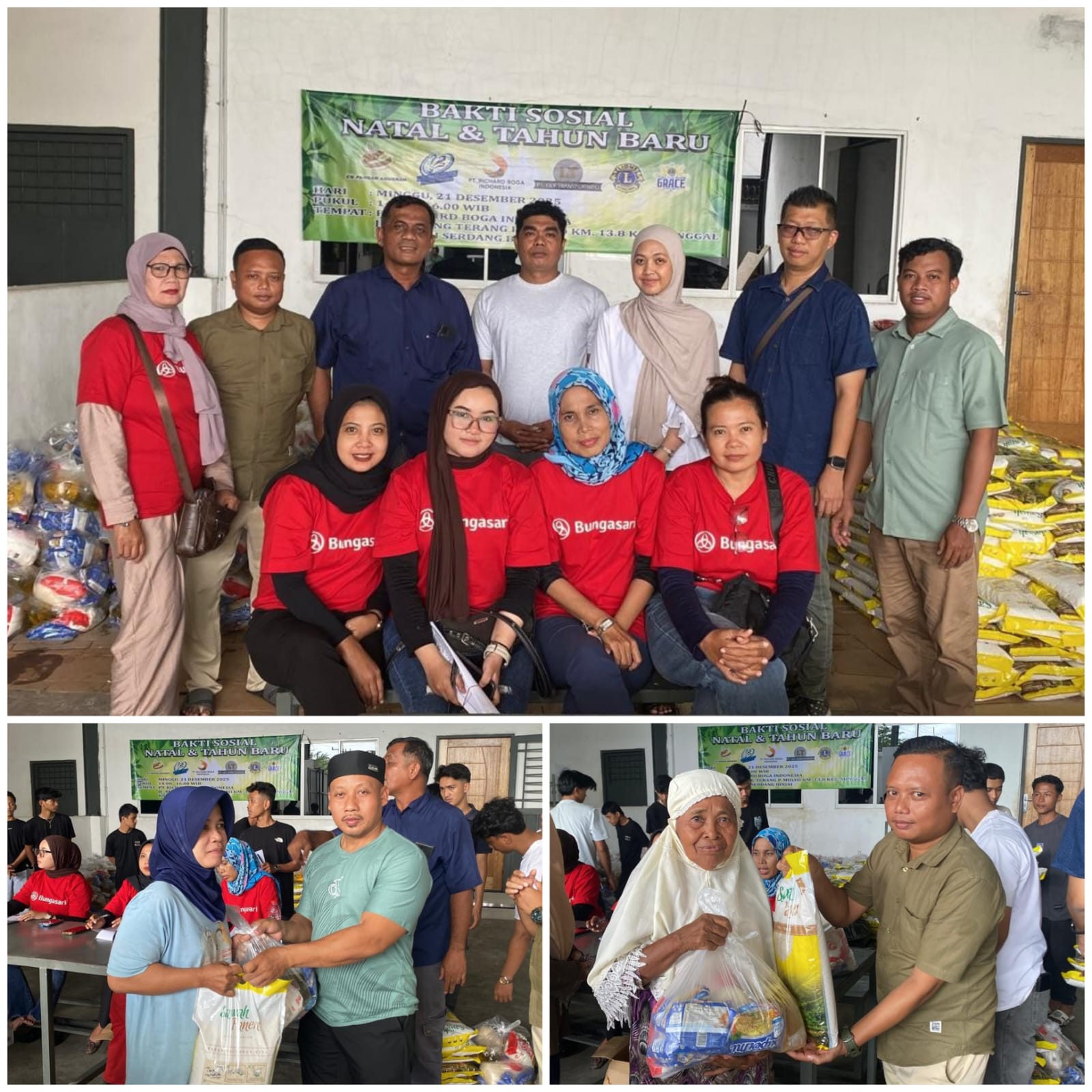 PT Richard Boga Indonesia Bagikan 400 Paket Sembako Di Medan Sunggal Kompos Deliserdang