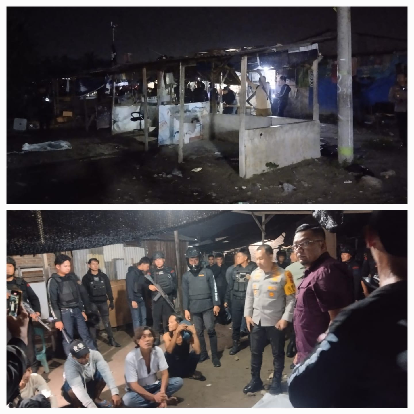 Polrestabes Medan Gerebek Kampung Narkoba Jermal XV,  21 Orang Diamankan Ke Mapolrestabes Medan