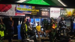 Kodim 0204/DS Bersama Ormas IPK Dan Perangkat Desa Melaksanakan Patroli Pos Keamanan Lingkungan di Wilayah Koramil 18/GL.