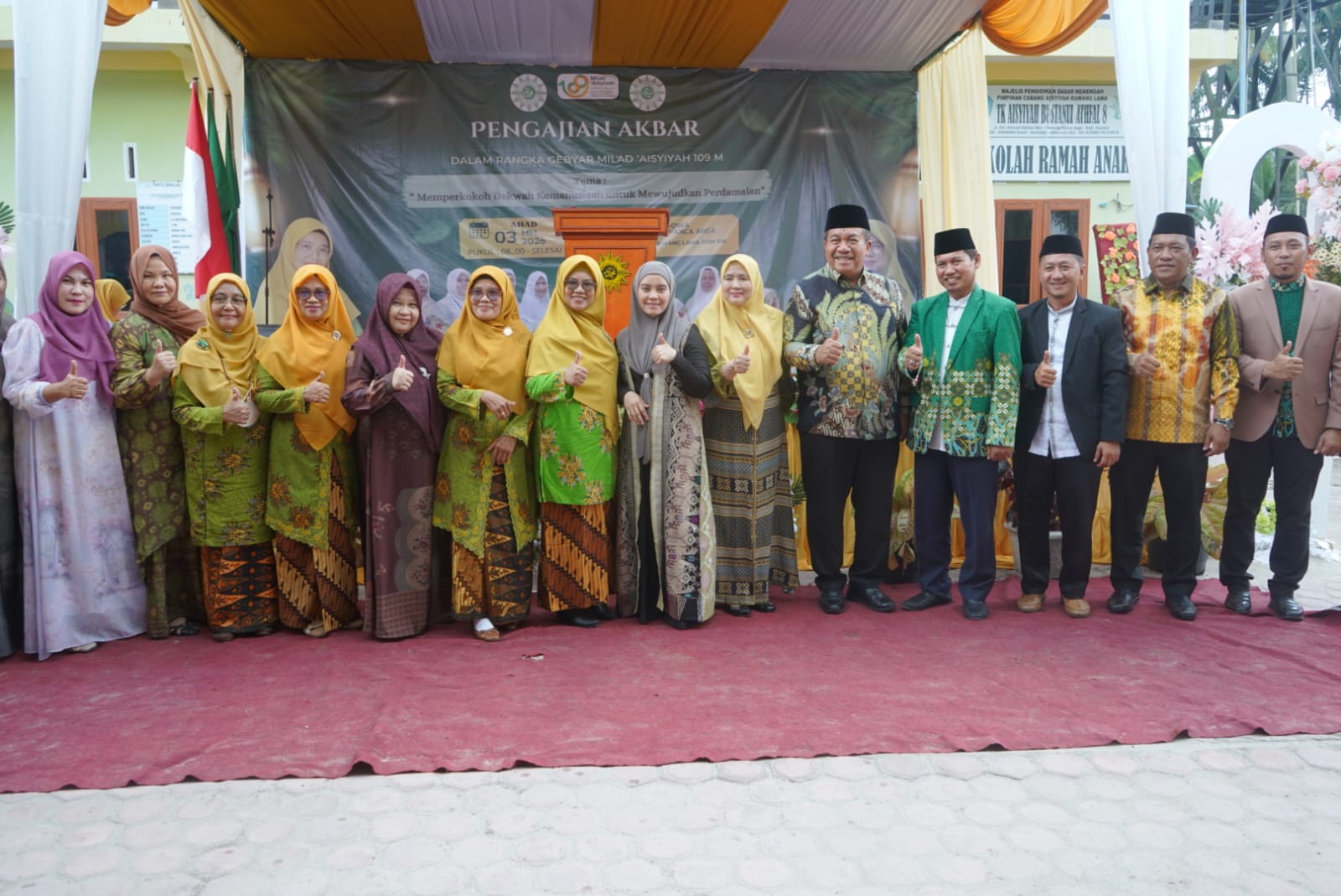 Bupati Asahan Hadiri Pengajian Akbar Milad Aisyiyah ke-109 di Rawang Panca Arga