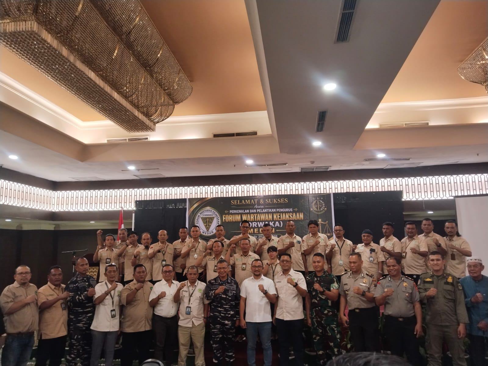 Pelantikan Pengurus FORWAKA Medan 2026–2028 Resmi Digelar, Perkuat Sinergi Pers dan Kejaksaan